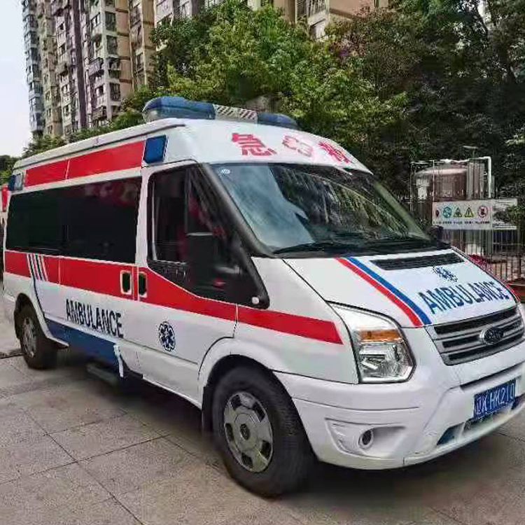 周口长途救护车护送病人返乡